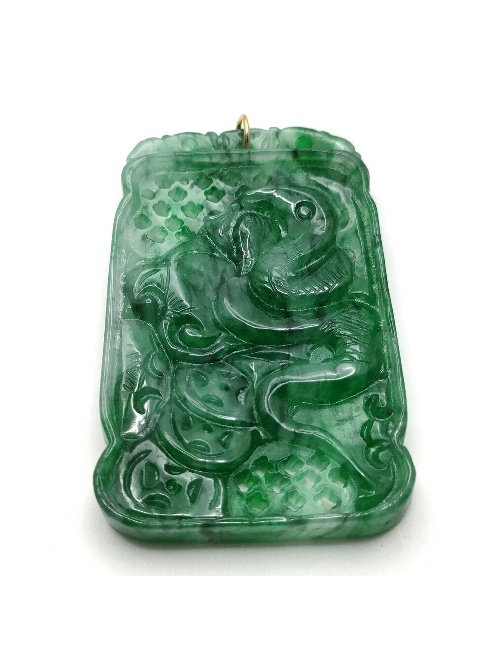 Jewelry Pendant Head Jade Stainless steel 5523897